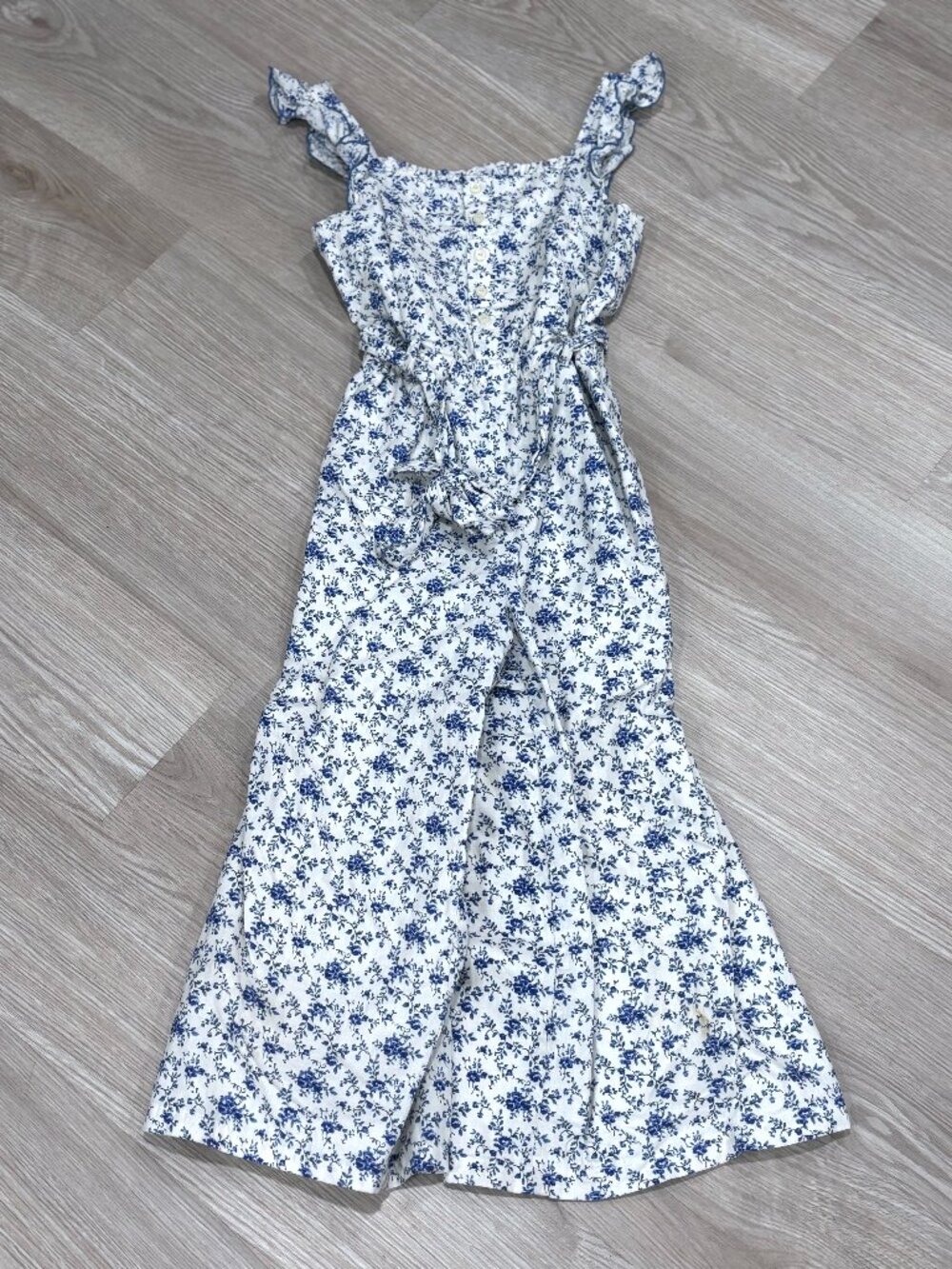 Polo Ralph Lauren Girl's Floral Jumpsuit - Size 7